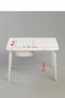 Hanah Home Mesa de Actividades Cocukcalısma Blanco y Gris